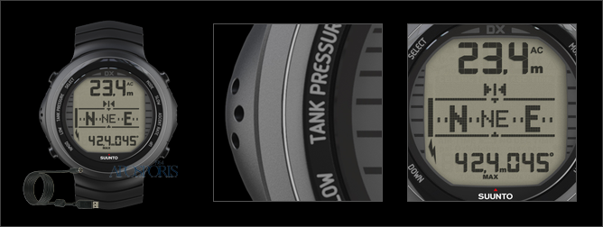 SUUNTO Dx Metal Bracelet with usb