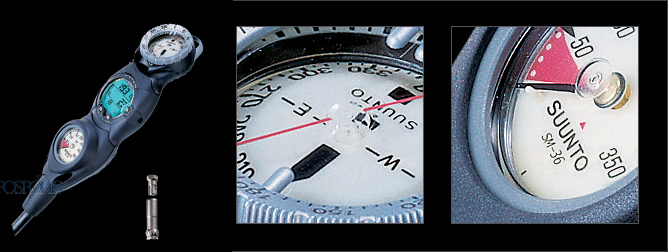 SUUNTO CB-Three In Line Vyper/300bar/SK-7/Quick Release