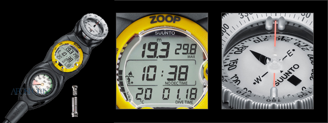 SUUNTO CB-Three In Line Zoop/300bar/SK-7/Quick Release