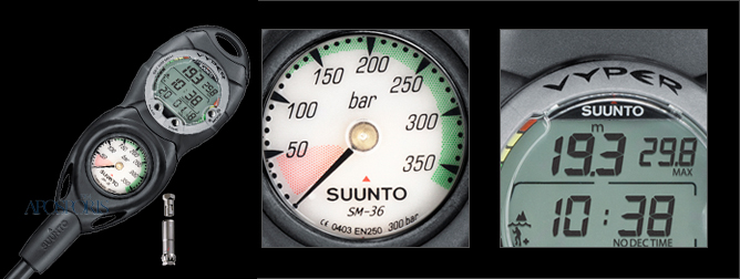 SUUNTO CB-Two In Line Vyper/300bar/Quick Release
