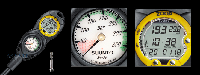 SUUNTO CB-Two In Line Zoop/300bar/Quick Release