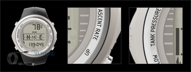 SUUNTO D9 tx elastomer strap with usb