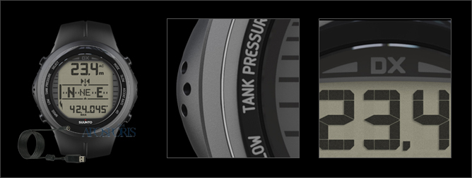SUUNTO Dx elastomer strap with usb