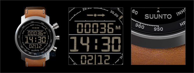 SUUNTO Elementum Terra Negative Brown Leather