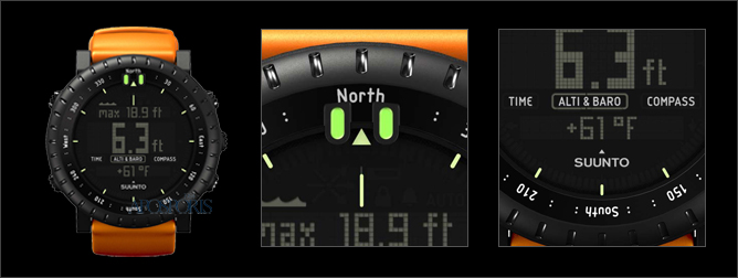 SUUNTO Core Orange Black